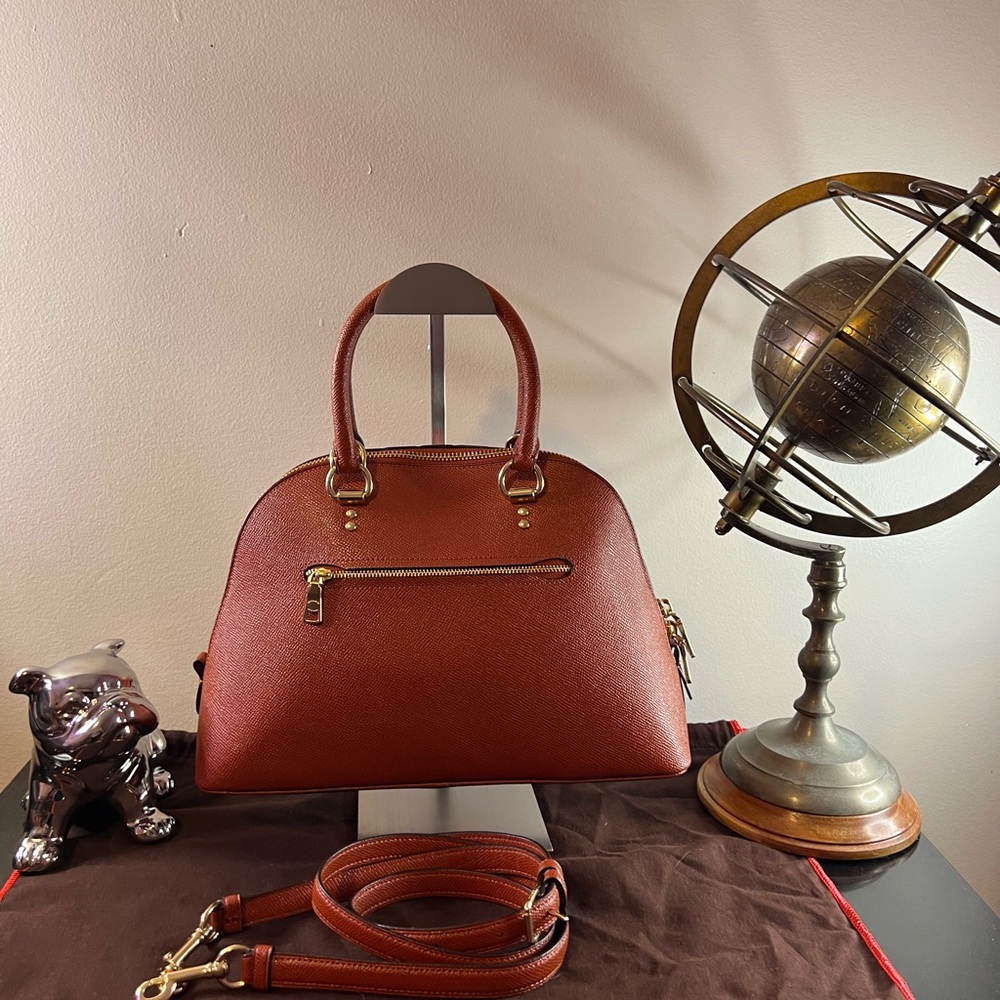 Coach Katy Satchel With Varsity Stripe - Picture 7 of 15